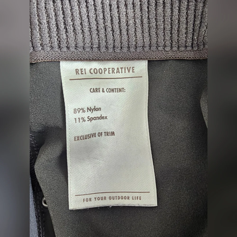 REI Co-op Men’s Gray Outdoor Hiking Shorts Size 32 Stretch Performance